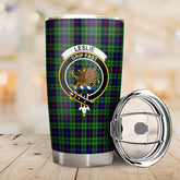 Leslie Hunting Tartan Crest Tumbler